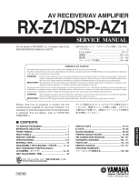 Yamaha RXZ-1 - Service Manual 